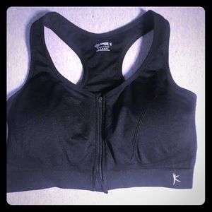 A sports bra